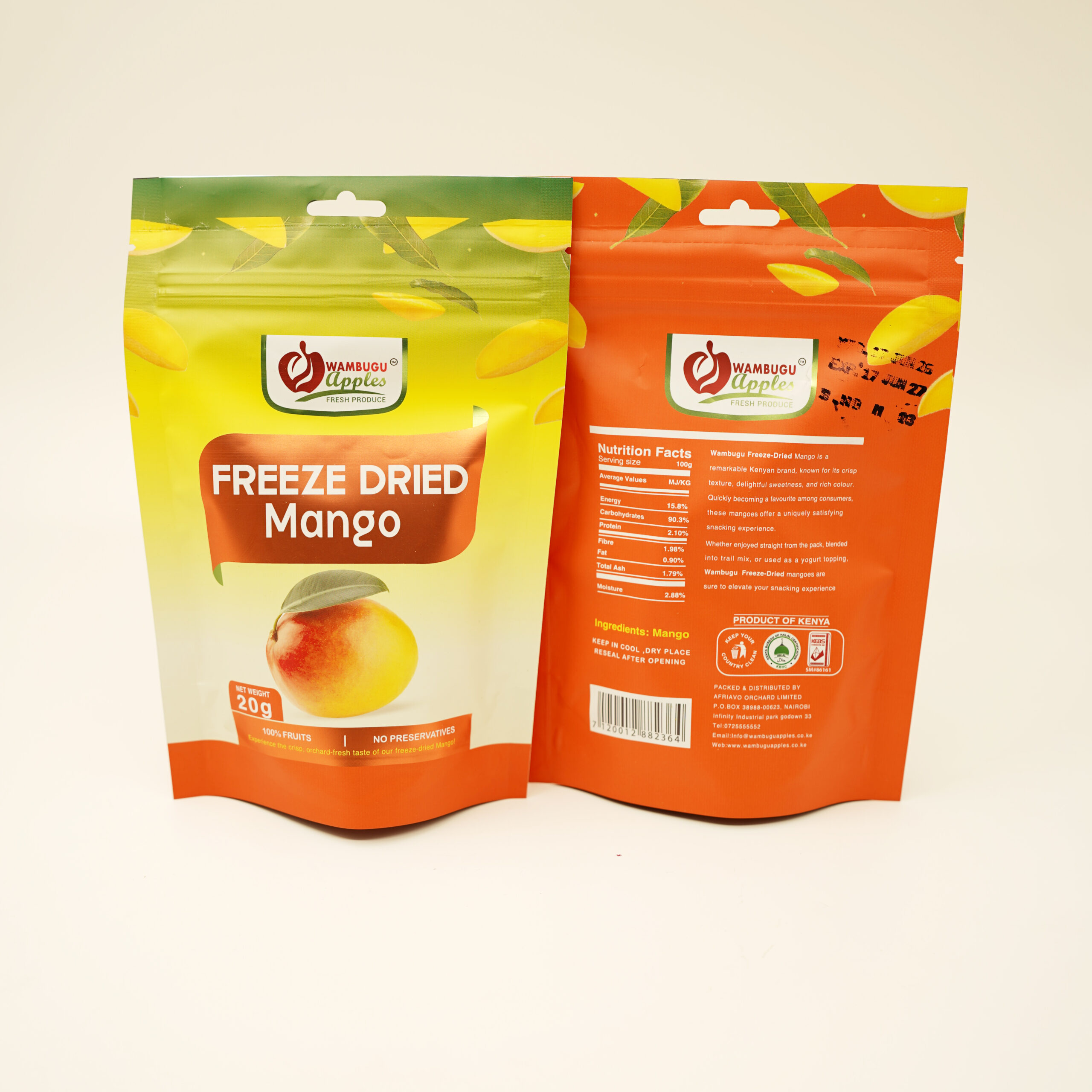 Freeze Dried Mango 20g